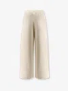 Max Mara Filovia Jogger Silk And Cotton Trousers In White