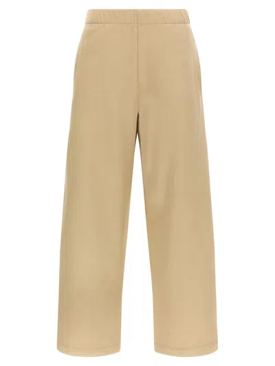 Max Mara Maxmara Women Filovia - Silk And Cotton Fleece Trousers In Brown