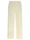 Max Mara Elastic Waist Casual Pants In Yellow
