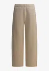Max Mara Filovia Silk-blend Pants In Neutral