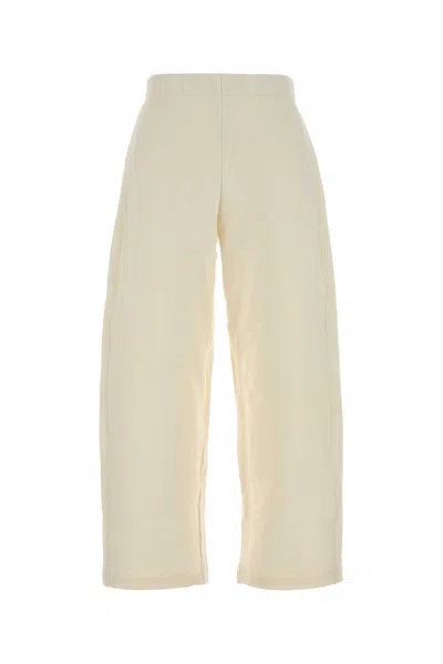 Max Mara Filovia Silk-blend Joggers In Neutral