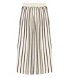 Max Mara Finanza Ecru Midi Rock In Neutrals