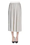 Max Mara Finanza Ecru Midi Rock In White