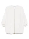 Max Mara Ivory Wool Blend Cirino Jacket In White