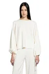 Max Mara Fine Wool Yarn Sweater In White