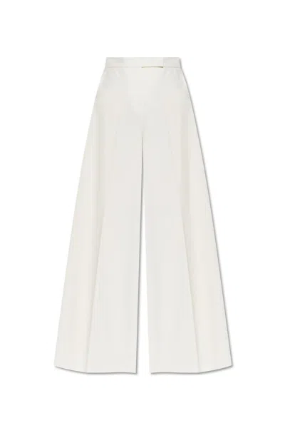 Max Mara Finish Pants In White