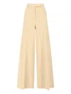 Max Mara Straight Leg Trousers High Waist In Neutral