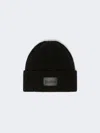 Max Mara Fishermans Knit Cashmere Beanie In Black