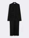 Max Mara Fitted Dress With Ruching In Black