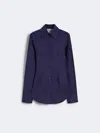 Max Mara Fitted Shirt In Purple