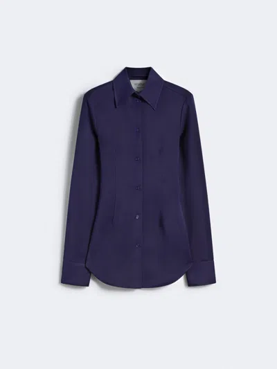 Max Mara Fitted Shirt In Purple
