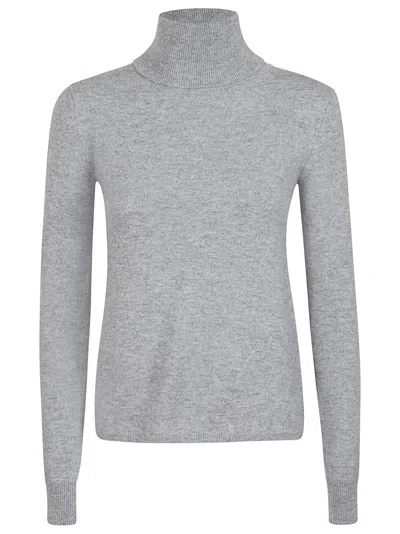 MAX MARA MAX MARA FITTED WOOL TURTLENECK SWEATER WITH RIBBED DETAILING