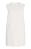 Max Mara Fiuggi Stretch-wool Dress In White