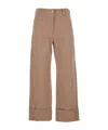 Max Mara Five-pocket Pants In Brown
