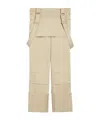 Max Mara Flanging Details Casual Pants In Nude