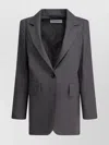 Max Mara Flap Pockets Long Sleeves Notched Lapels Jackets