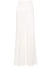 Max Mara Ercole Wide-leg Trousers In White