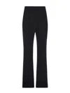 Max Mara Flared Trousers In Cady Alabama In Black