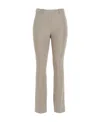 Max Mara Flared Casual Pants In Nude