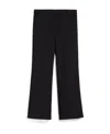 Max Mara Flared Hem Casual Pants In Black