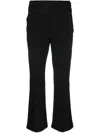 Max Mara Flared-leg Trousers In Black