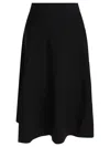 Max Mara Falda Semilarga - Negro In Black