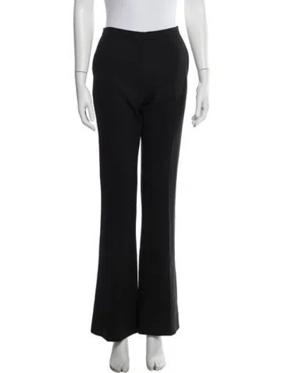 Pre-owned Max Mara Flared Pants In Blue