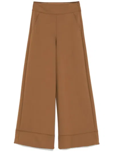 Max Mara Flared Pants In Technical Jersey