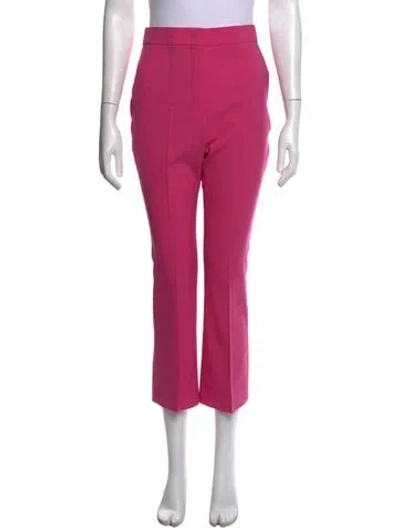 Pre-owned Max Mara Flared Pants In Pink