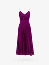 Max Mara Women Flared Pleated Dress