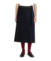 Max Mara Flared Skirt In Black