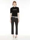 Max Mara Flared Trousers In Black