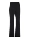 Max Mara Flared Trousers In Cady Alabama In Black
