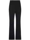 Max Mara Flared Trousers In Cady Alabama In Black