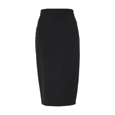Max Mara Flash Midi Skirt In Black