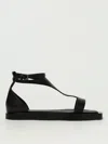 Max Mara Leather Sandals With Premium Quality In Multi