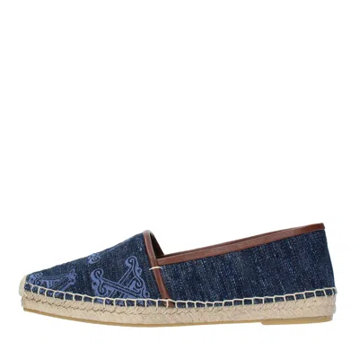 MAX MARA MAX MARA FLAT SHOES BLUE