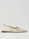 Max Mara Woman Ballet Flats Cream Size 8 Leather In White