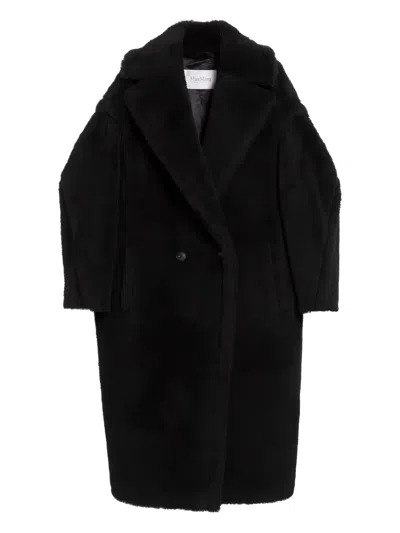 Max Mara Alpaca And Wool Teddy Bear Icon Coat In Blue