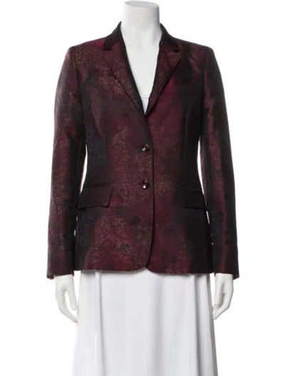 Pre-owned Max Mara Floral Print Blazer