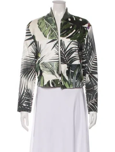 Pre-owned Max Mara Floral Print Jacket In Multi