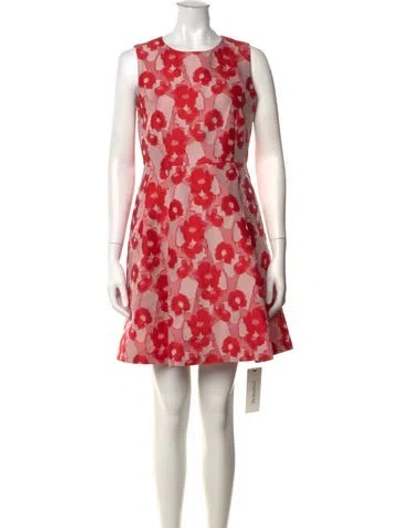 Pre-owned Max Mara Floral Print Mini Dress In Multi