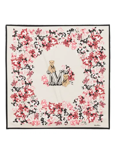 Max Mara Schal Mit Blumen-print