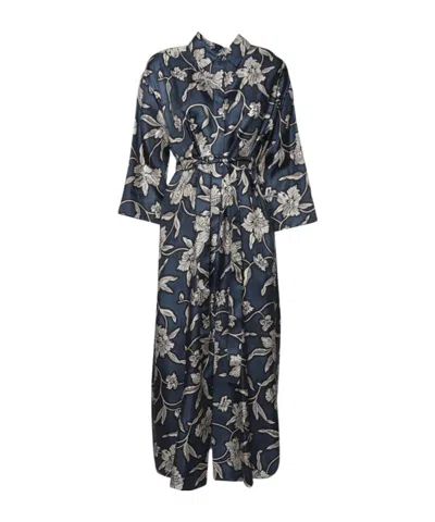 MAX MARA FLORAL PRINT SHIRT DRESS