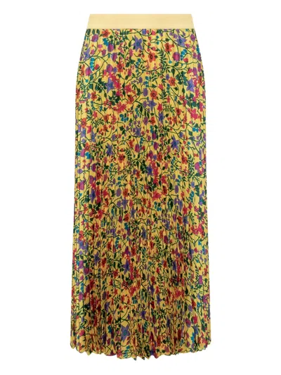 MAX MARA FLORAL-PRINT SKIRT