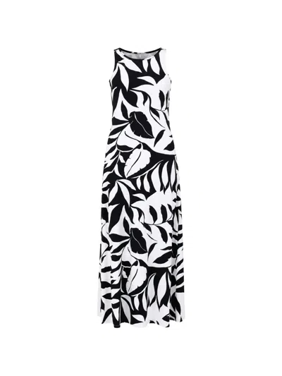 Max Mara Floral-print Sleeveless Maxi Dress In Multi