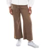 Max Mara Floria Drawstring Trousers, Brand Size 44 (us Size 10) In Brown