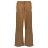 Max Mara Ottavo Waterproof Twill Trousers In Yellow