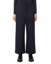 Max Mara Floria Stretch Wool-blend Flannel Trousers In Blue
