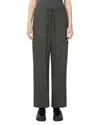 Max Mara Floria Wool Stretch Flannel Pants In Green